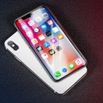Wholesale iPhone 11 Pro (5.8in) / XS / X HD Tempered Glass Full Glue Screen Protector (White Edge)
